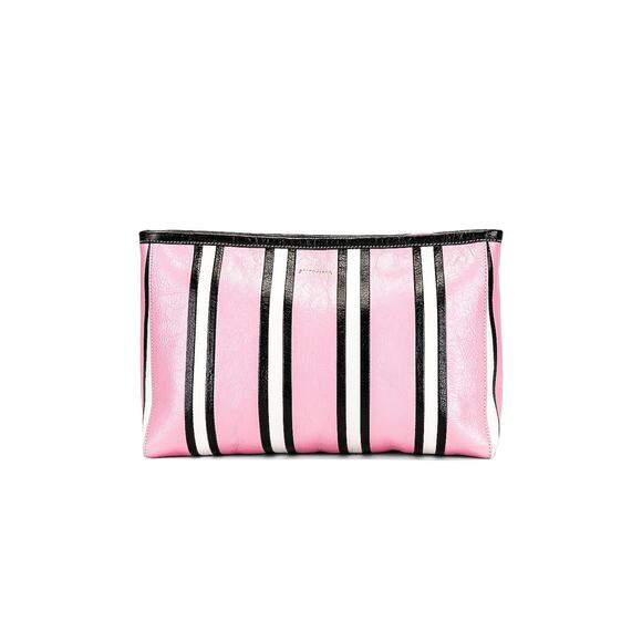 Balenciaga 'Barbes' Pink Logo Pouch - NWT - Picture 1 of 5